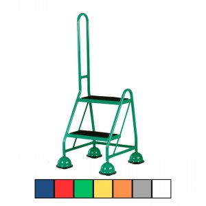 Classic Mobile Access Steps 2 Tread With Single Handrail
